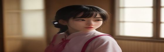 年轻女教师在教室里使用平板电脑展示数字化教学内容，学生们围坐观看，科技感与温度感并存